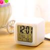 Alarm Clock LED Colorful Watch Table Digital Electronic Desktop Clocks Night Light Kids Timer For Home Office Cube LED