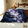 Butterfly Series Flannel Fleece Throw Blanket Soft Cozy Warm, Machine Washable for Home, Couch Naps, Office, Christmas & Halloween