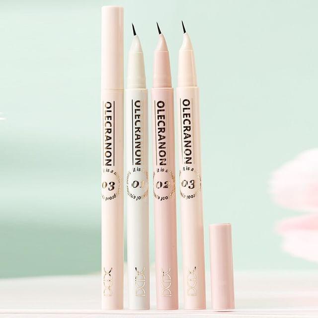 

xixi - Ink Control Focus Curved Tip Eyeliner - 3 Colors #03 Tea Gray Brown - 0.5ml