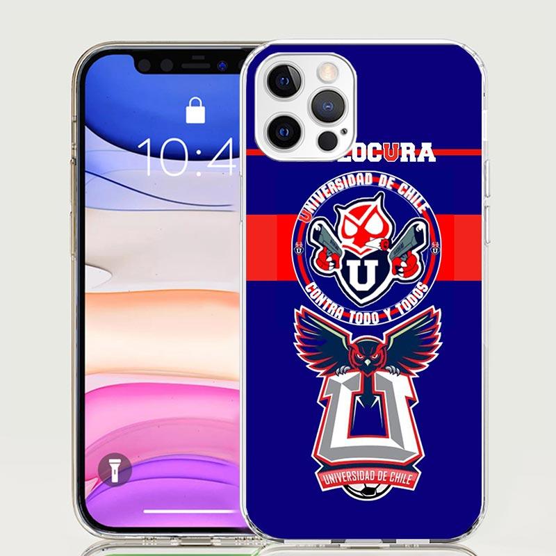 De Chile U-University Logo Phone Case For iPhone 17 Air 16 15 Plus 11 14 Pro Max 13 Mini 12 7 8 + SE Pattern Art Customized Cove