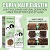 West&Month Bouncy Volume Conditioning Cream Anti-Frizz Curly Hair Volume Natural Volume Styling Hair Care Elasticizer
