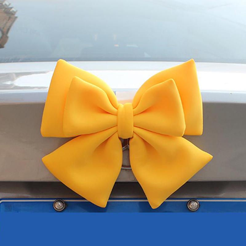 1 Piece Bow Styling Women Cycling Electric Bike Car Accessories Motorcycle Helmet Butterfly Knot Full Face Off Road Helmet Decor