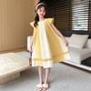 New Summer Dress for Girls, Children's Summer Internet Celebrity, Western Style Cotton Princess Dress, Girls' Thin Dress