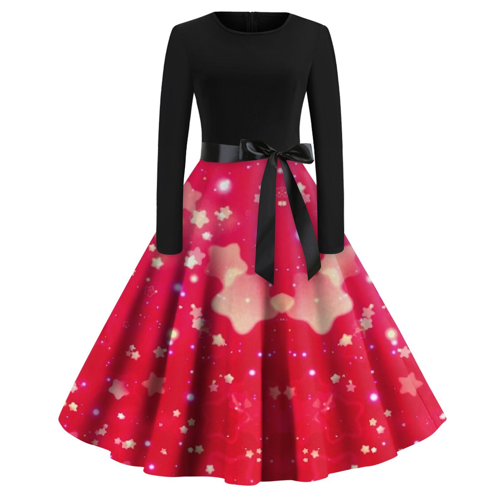 

Женское блестящее платье с круглым вырезом, семь рукавов, платья с пайетками, рождественские платья XXL бежевый