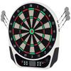 Elektronisches Dartboard mit Sprachansagen LED-Anzeigen 6 Darts 24 Dartspitzen 18 Spiele 159 Varianten Dartautomat Dartscheibe Set für bis zu 8 Spieler
