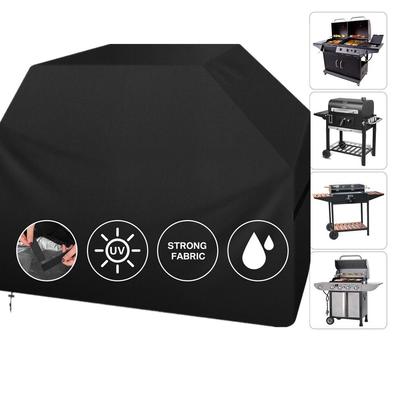 1-5pcs 58 Inch Outdoor Grill Cover Garden Heavy Duty Waterproof Barbecue Furniture Covers Anti-UV Fade Resistant Cover with Hook