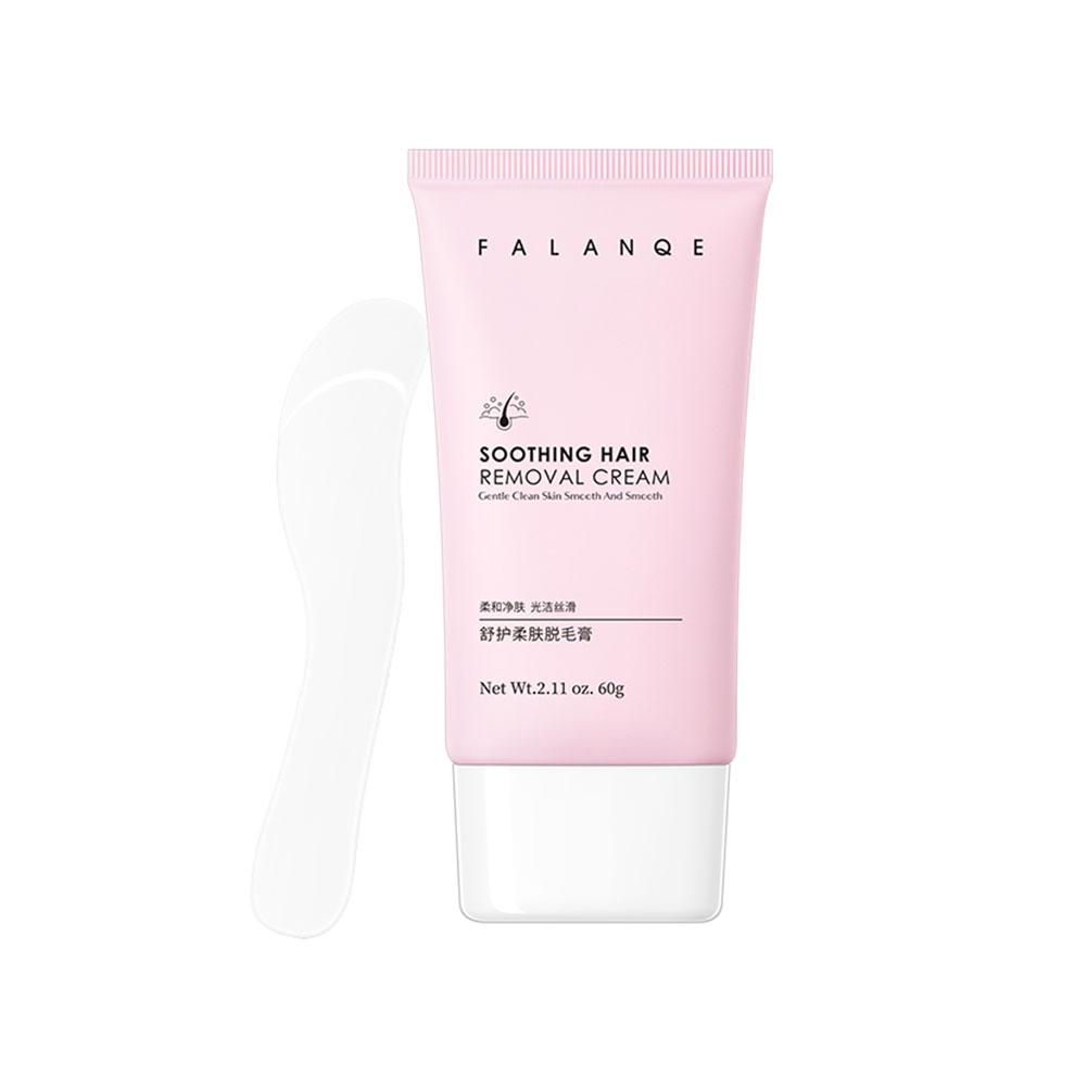 

60g FALANQE Gentle Hair Removal Cream Painless Non-irritating Intimate Private Areas Depilatory For Women Men Body Legs Arms NEW білий