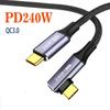 Type C Male to Male Fast Charging 90 Degree Angle USB C Cable Charging Cable Data Wire Data Cord