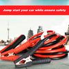 Booster Jumper Cables with Full Insulated Cover Clamps Fine Copper Cable Emergency Power Battery Starter for Car 8.2ft
