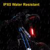 Bicycle Light Mtb Taillight Led USB Charging Bike Warning Light Rain Proof Mountain Bike Lamp Flashlight Riding Equipment