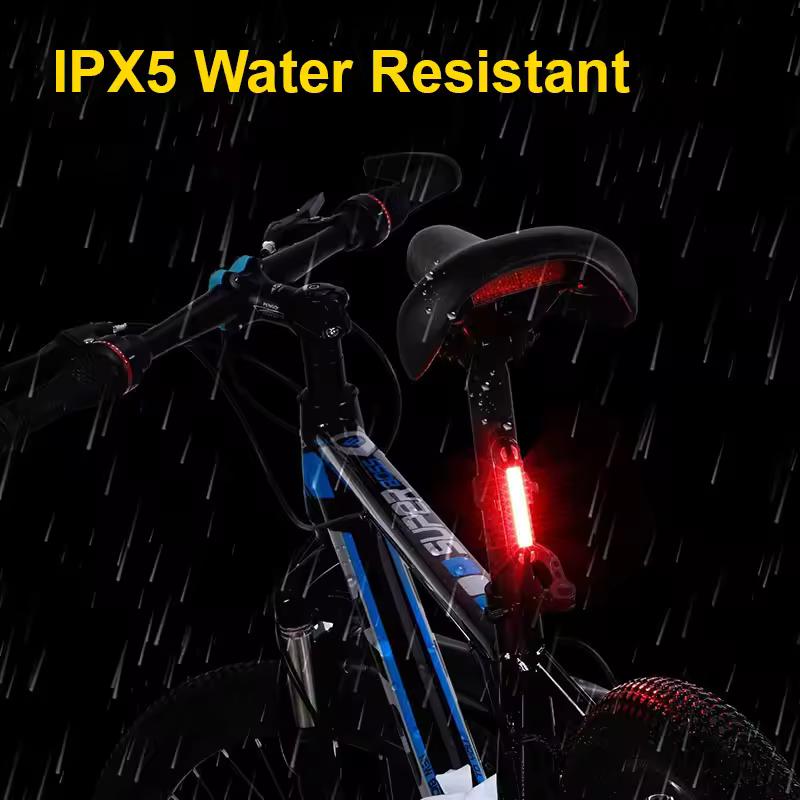Bicycle Light Mtb Taillight Led USB Charging Bike Warning Light Rain Proof Mountain Bike Lamp Flashlight Riding Equipment