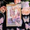 1pack/20pcs Vintage Ice Crystal Butterfly Sticker Pack for Hand account and Scrapbook Decoration