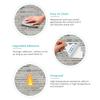 12 Mosaic Special-Shaped Wall Stickers Marble Crystal Tile Stickers Kitchen Bathroom Waterproof Self-Adhesive Wall Decoration