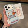 Blue Spotted Dog Embroidery Applies To Apple 17 Mobile Phone Case 16promax Anti-drop 15Pro All-inclusive 13/14 Protective Case