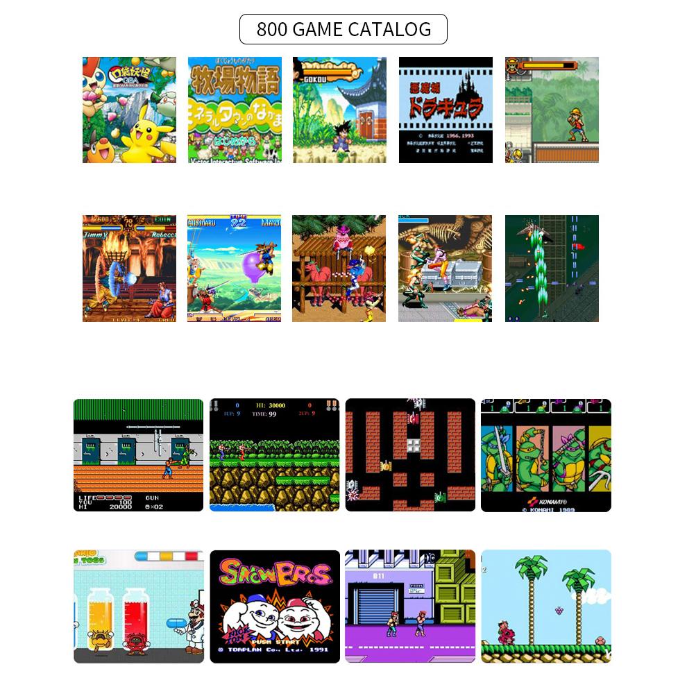 G3 Handheld Game Console Horizontal Screen Retro Nostalgic Arcade Single Double 800 In One 3.5 Inch Large Screen Game Console