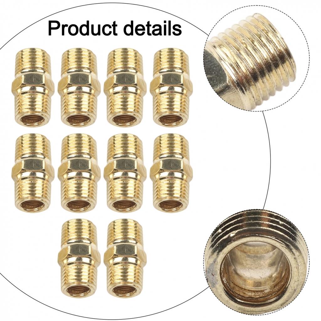 Luftschlauch-Schlauchverbinder Messing-Rohradapter Sechskantnippel Fitting