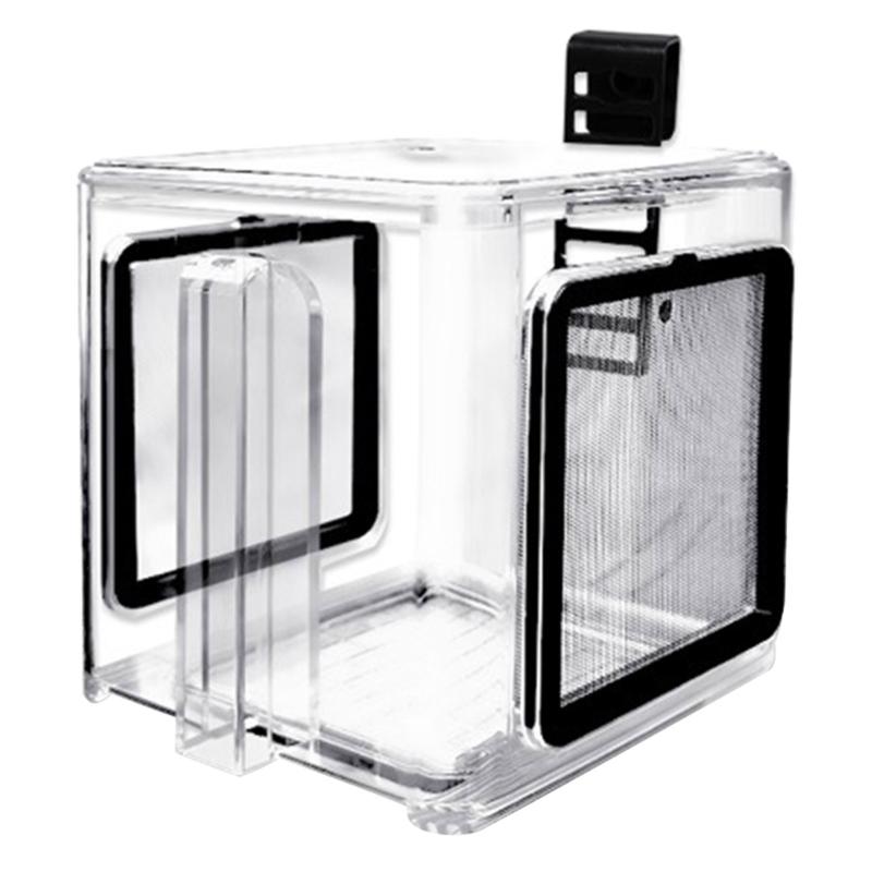 Прозрачный акриловый изоляционный бокс для мальков и креветок, разводной бокс для аквариумов, практичный съемный бокс для выращивания рыбы 1