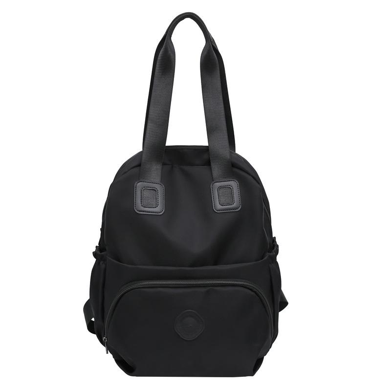Schoolbag New Large-capacity Backpack Korean Version of Leisure Travel Simple and Versatile Shoulder Bag Women's Bag Multi-functional Tote Bag