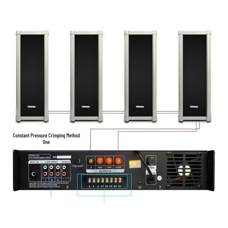 Lingsheng 5-Zone Public Address Amplifier (CN version)