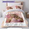Sabrina Bliss Bedding Quilt Set Quilt Cover Pillowcase Home Decoration Birthday Gift (1 * Duvet Cover + 2 * Pillowcase, Without Core)
