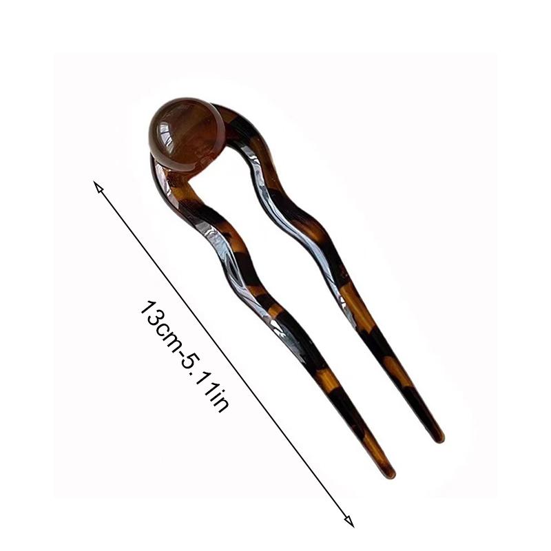 1 Stück Vintage-Stil Blush Perle Haarnadel für Frauen; U-förmige High-End-Haarnadel; Sommer Haarschmuck