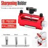Enhances Stability Chisel Sharpening Jig Honing Guide Set with Extend Roller Wheel For Accurate Angles Consistent Result