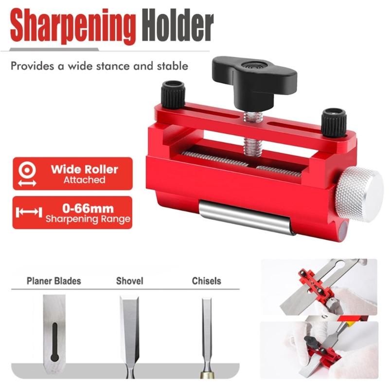 Enhances Stability Chisel Sharpening Jig Honing Guide Set with Extend Roller Wheel For Accurate Angles Consistent Result