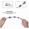 Reflective Spiral Bird Repeller, Plastic Bird Scarer for Garden