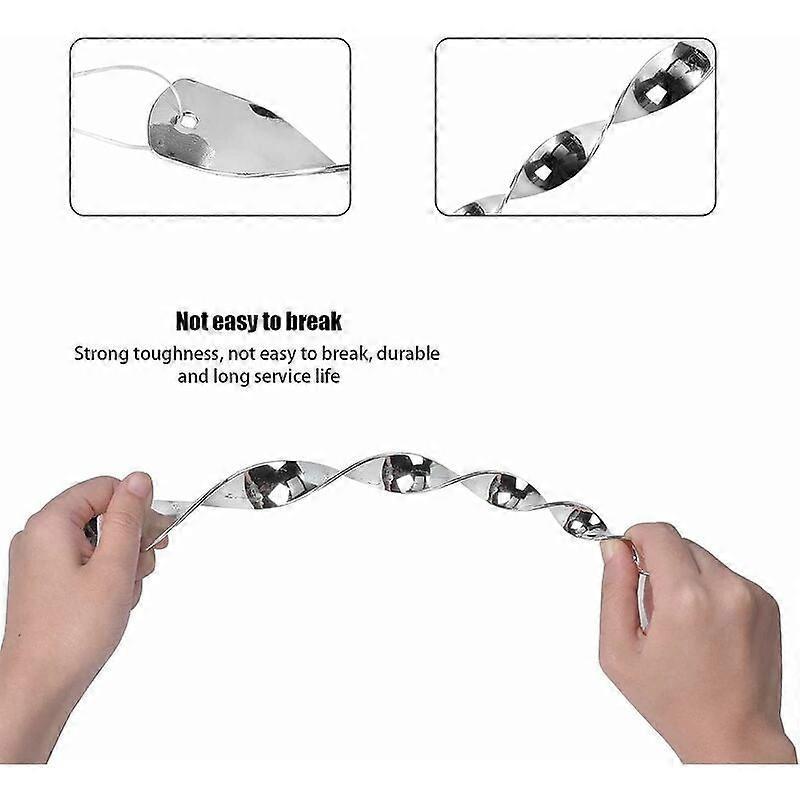 Reflective Spiral Bird Repeller, Plastic Bird Scarer for Garden
