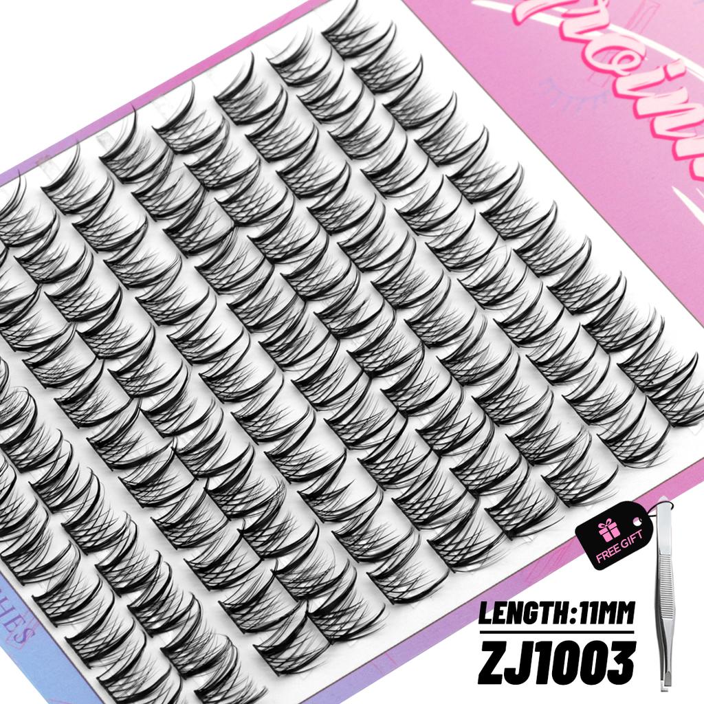 DIY Clusters False Eyelashes Clusters Extensions Individual Lashes Cluster Natural Segmented Eyelashes Bundles