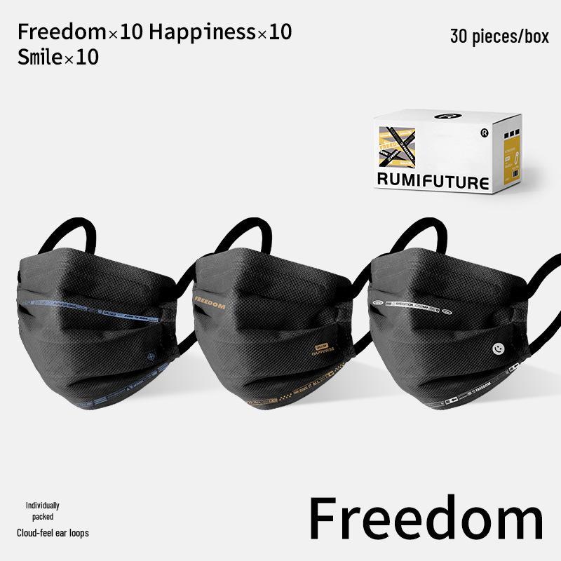 

Runmi Bio Fa Cai Series Adult Disposable Mask - Four-Fold Design, Breathable & Comfortable. 30 pcs/box