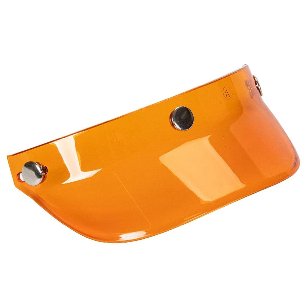 Motorradhelm Fahrrad 3 Vintage Zubehör Ersatzteile, Klar Orange