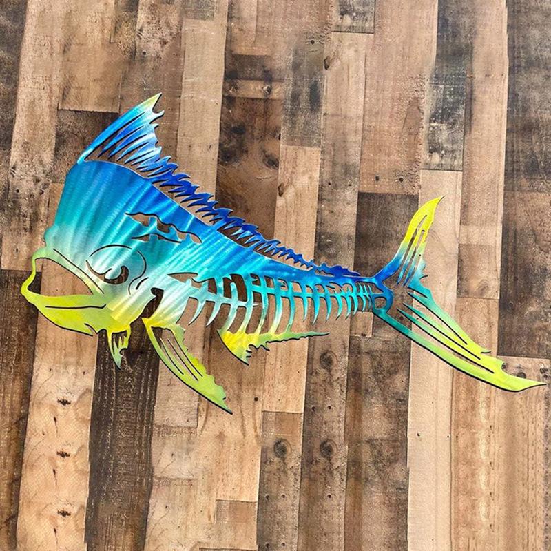 Shark Stainless Steel Art Decoration Wall Decoration