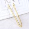 4Pcs Gold Plated Mini Serving Sugar Cube Tongs Stainless Steel Ice Tongs Ideal for Party Tea Coffee Bar Home Supplies