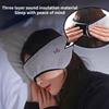1 Set Earmuff Sleep Mask Plush Sleeping Mask Eyemuff Eye Cover For Women Warm Relax Plush Blindfold Cotton Eyes Bandage