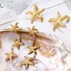 2025 Ocean Series Earrings European and American Style Starfish Earrings Exaggerated Versatile Trend Summer Earrings Women