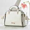 New Stylish Croc Texture Small Square Ladies Bag, Versatile Hand Held Multiway Shoulder Crossbody Bag For Daily Outfits