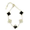High-end Four-leaf Clover Bracelet Titanium Steel Colorfast Women's Bangle