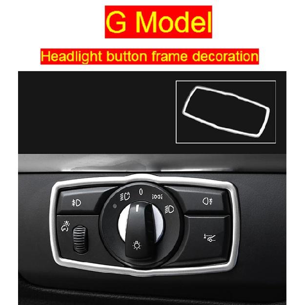 Car Styling Wind Volume Air Conditioning Switch Fan Buttons Covers Trim Stickers For BMW X5 X6 E70 E71 E72 Interior