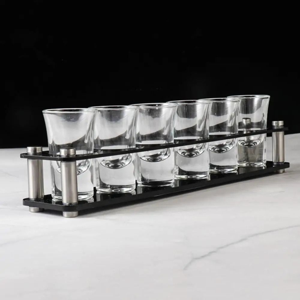 32/38mm Acrylic Cup Holder Multi-slots Shot Glasses Holder Wine Cup Holder Ktv