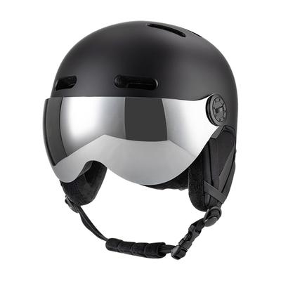 Ski Helmet with Goggles EPS Liner Snowboard Helmet Removable Liner Ear Pads Winter Sports Helmet Detachable Visor 12