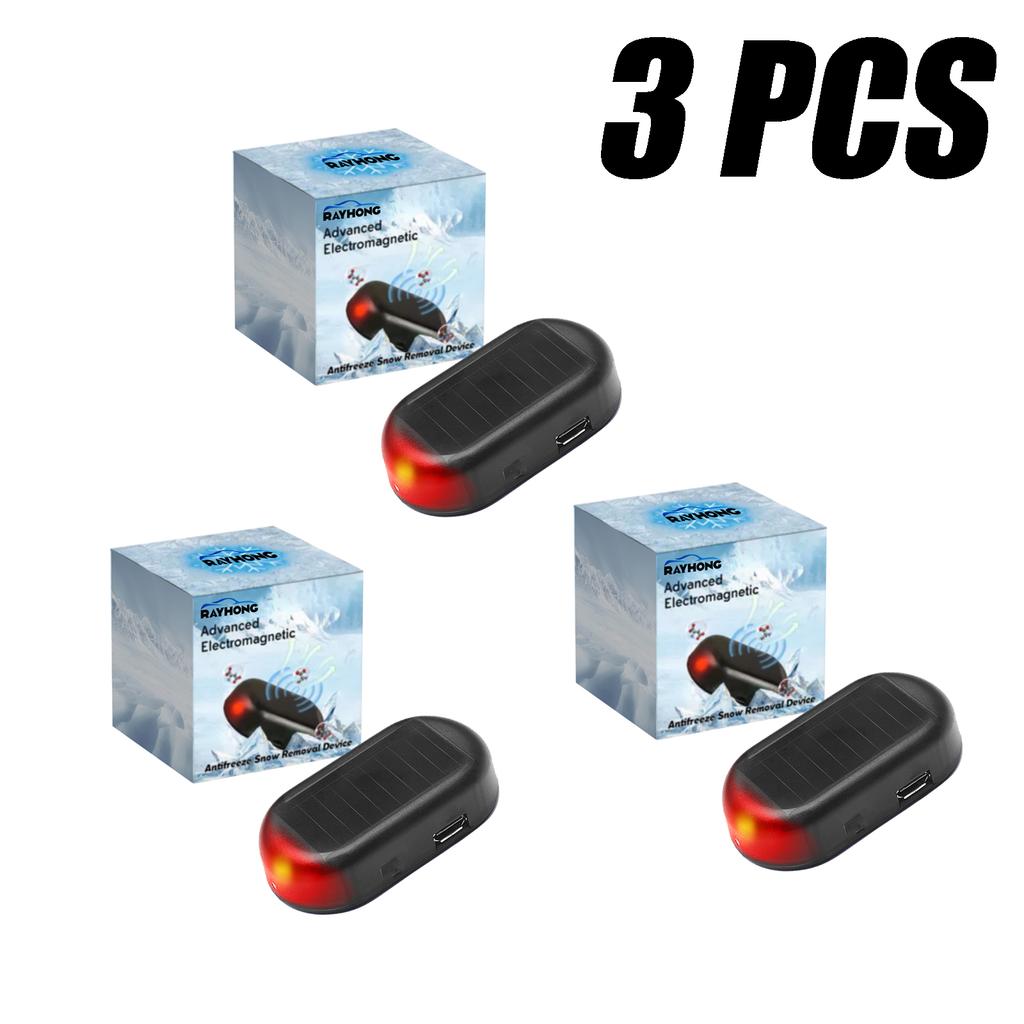 Car Solar Electromagnetic Molecular Interference Antifreeze Device Snow Removal Instrument Windshield Deicer Defog Winter Upgrad