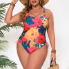Women's Plus Size Printed Bikini Swimsuit
