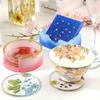 Coaster Resin Silicone Molds Set With Round Square Octagon Shape Holder Molds DIY Gypsum Coaster Tray Mold Home Decoration