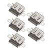 Game Console Type C Socket Replacement Gamepad Power Charging Port for SWITCH OLED 5pcs