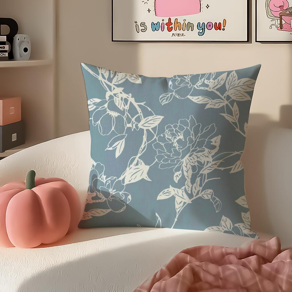 Colorful Trendy Art Printing Style Cushion Cover Pillowcase Short Plush Invisible zipper Room Sofa Cushion Cover