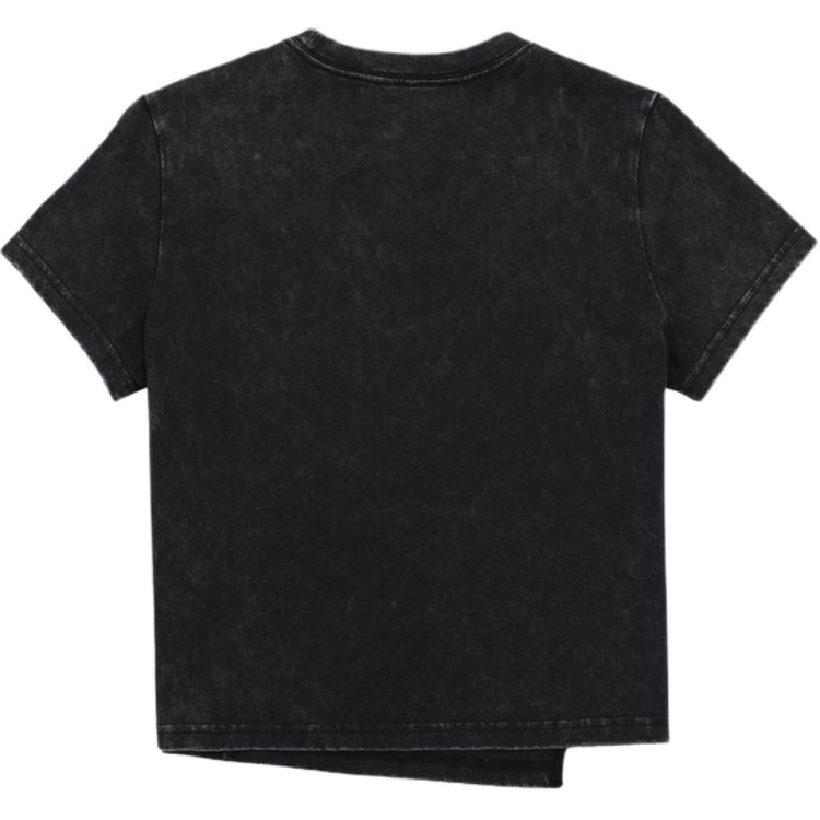 

New Converse T Shirts Women s Black WCH665-023 XS