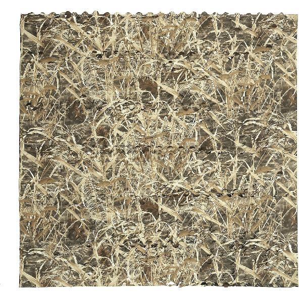 AUSCAMOTEK 300D Durable Camo Netting for Duck Hunting Blinds Brown 5ft×10ft/5ft×13ft/5ft×20ft