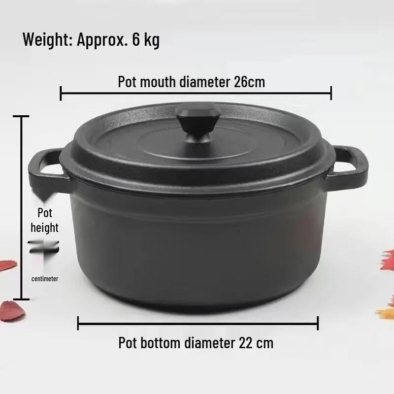 Zhishi Cast Iron Dutch Oven