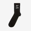 Reebok X Pular 2 Pack Running Socks   Black Orange Ress5fy71bk